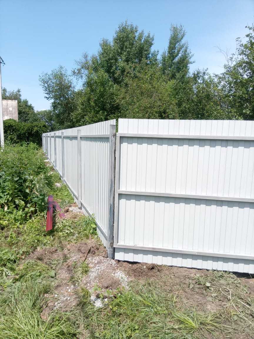 Забор из профнастила в Хабаровске